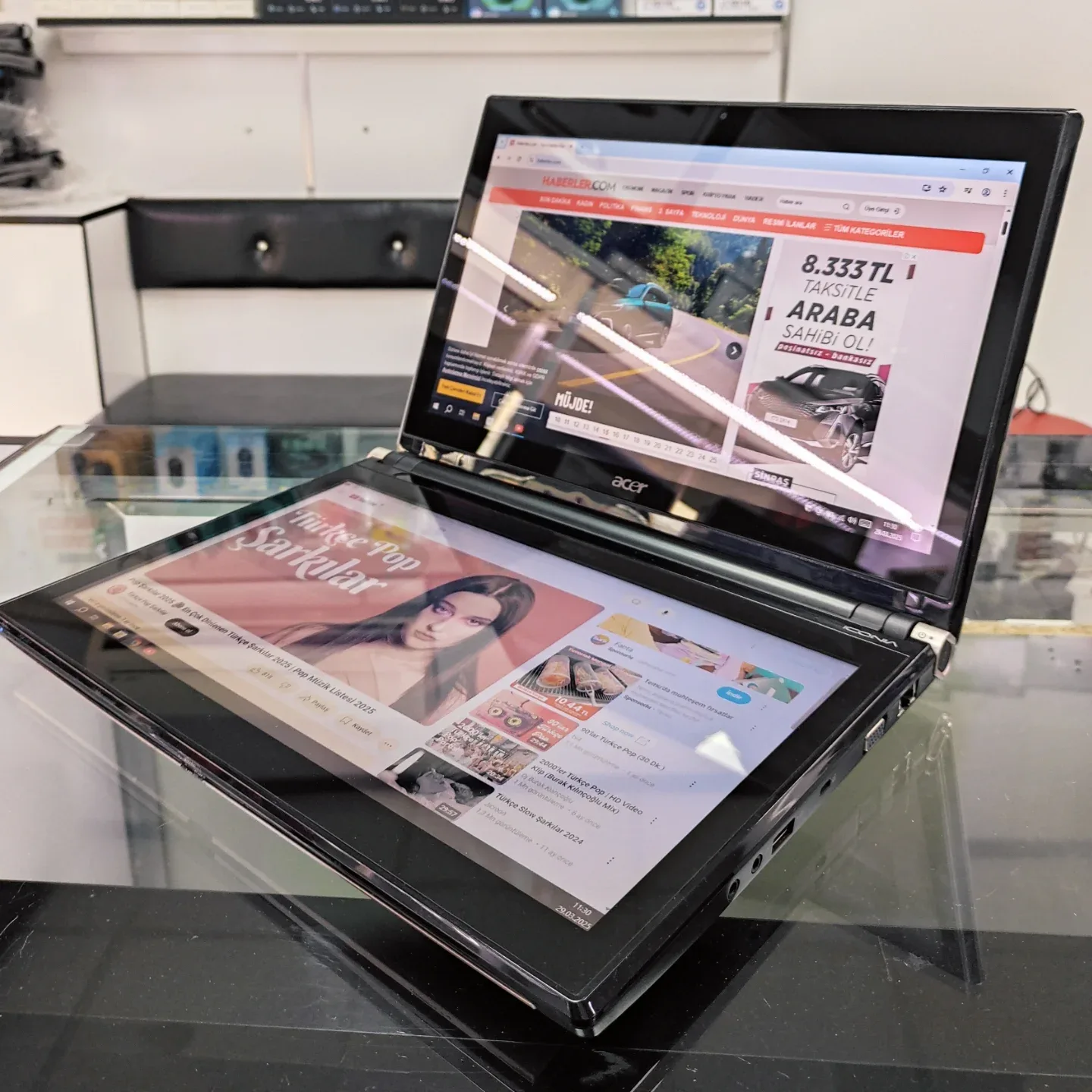 Acer Iconia Çift Ekran (Dual-Screen) Touchbook | 2. El