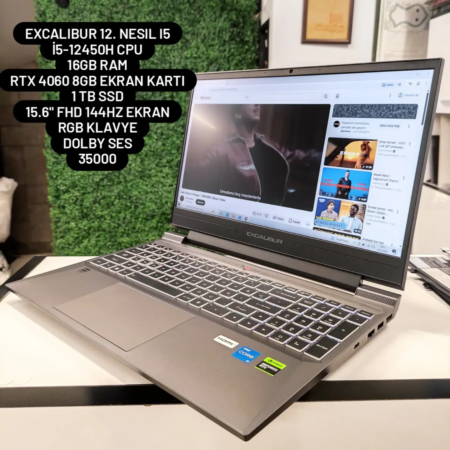 Casper Excalibur i5-12450H | RTX 4060 8GB | 16GB RAM